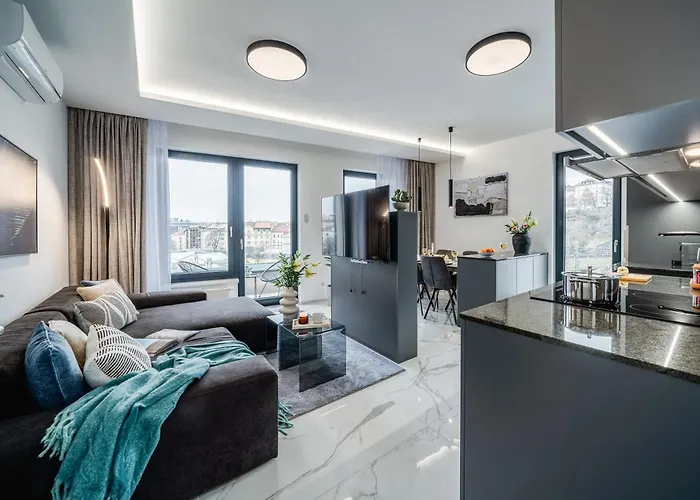 Days - Two Bedroom With Garage, Ac, Terrace And Balcony In Vinohrady Apartment Prague